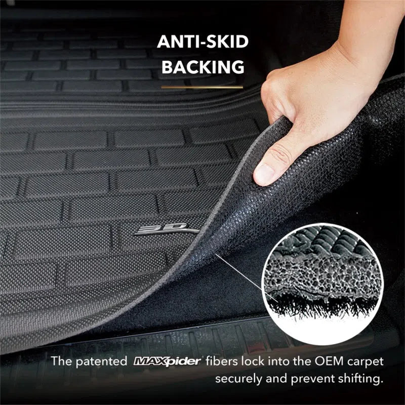 3D MAXpider 17-20 Land Rover Discovery Kagu Behind 2nd Row Cross Fold Cargo Liner - Black-DSG Performance-USA