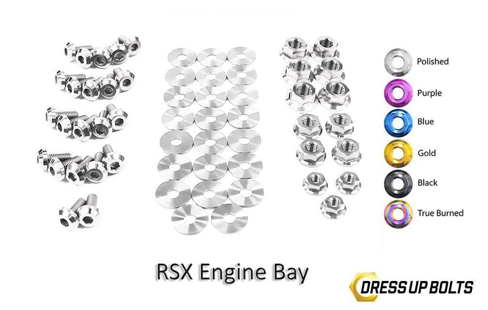 Acura RSX & RSX Type-S (2002-2006) Titanium Dress Up Bolts Engine Bay Kit-DSG Performance-USA