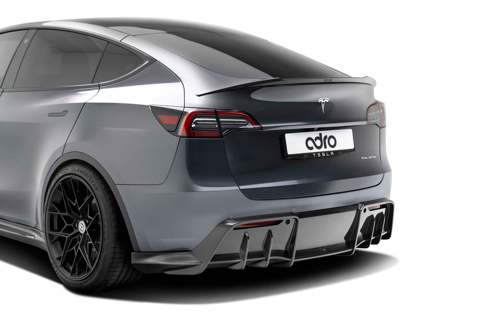 ADRO Tesla Model Y Premium Prepreg Carbon Fiber Rear Diffuser