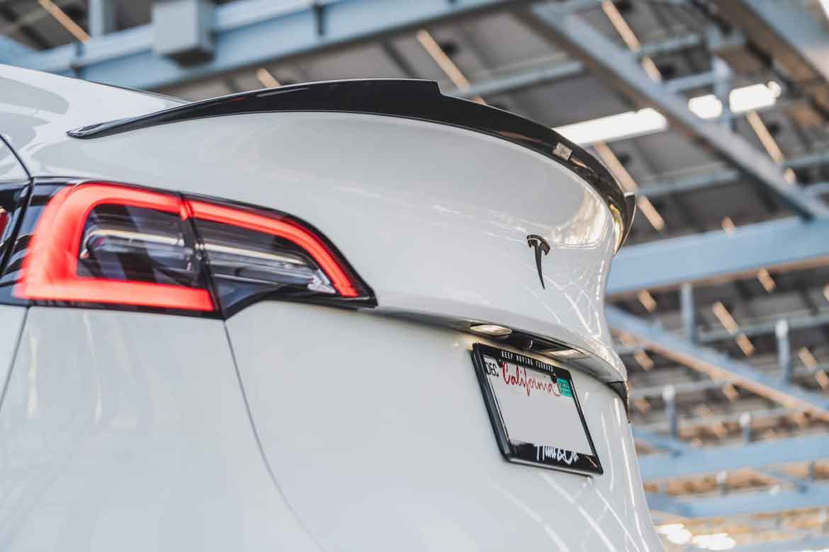Tesla Model Y Prepreg Carbon Fiber Spoiler Duckbill - ADRO – Driven District