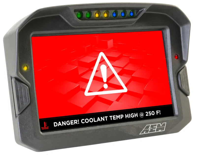 AEM CD-7 Logging GPS Enabled Race Dash Carbon Fiber Digital Display w/o VDM (CAN Input Only)-DSG Performance-USA