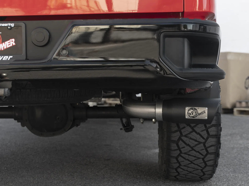 AFE Apollo GT Series 19-20 GM 1500 2.7L (T) 409 SS CB Exhaust System w/Black Tip-DSG Performance-USA