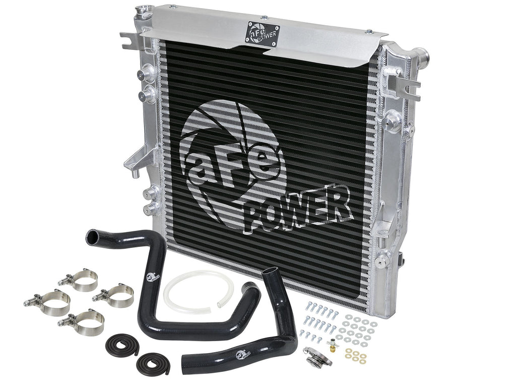 aFe BladeRunner GT Series Bar and Plate Radiator w/ Black Hoses 12-18 Jeep Wrangler (JK) V6 3.6L-DSG Performance-USA