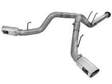 Load image into Gallery viewer, aFe Large Bore-HD 4in 409 Stainless Steel DPF-Back Exhaust w/Polished Tips 15-16 Ford Diesel Truck-DSG Performance-USA