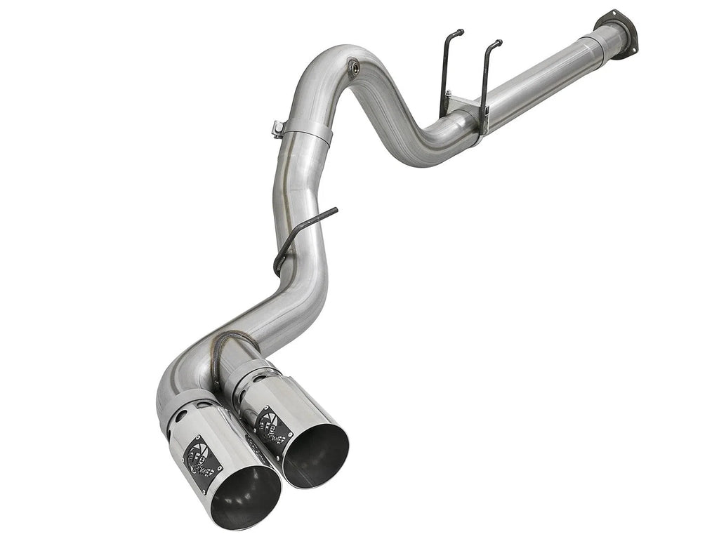 aFe Power 15-16 Ford F250/F350 6.7L Diesel Rebel XD 4in 409 SS DPF-Back Exhaust System - Pol Tips-DSG Performance-USA