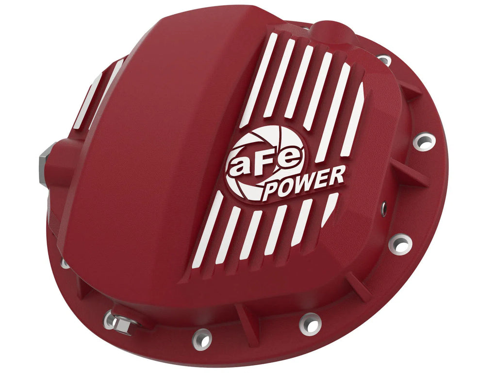 aFe Pro Series GMCH 9.5 Rear Diff Cover Red w/ Machined Fins 19-20 GM Silverado/Sierra 1500-DSG Performance-USA