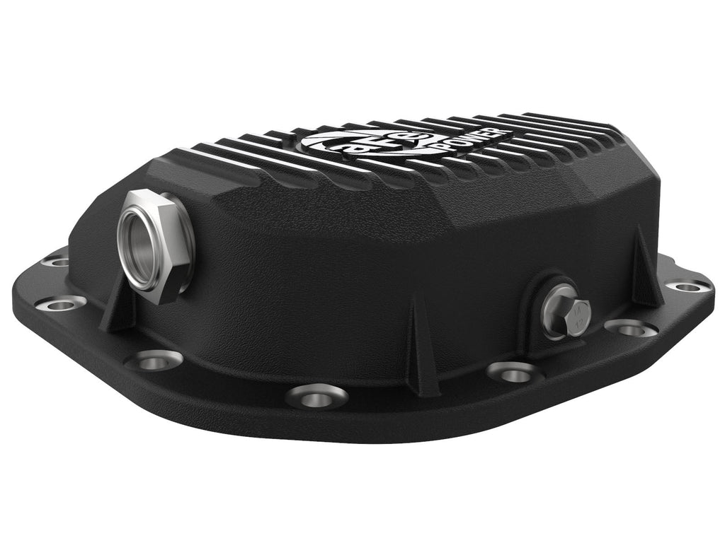 aFe Rear Differential Cover (Black Machined; Pro Series); 15-19 Ford F-150 V6-2.7L (t) (12-Bolt)-DSG Performance-USA