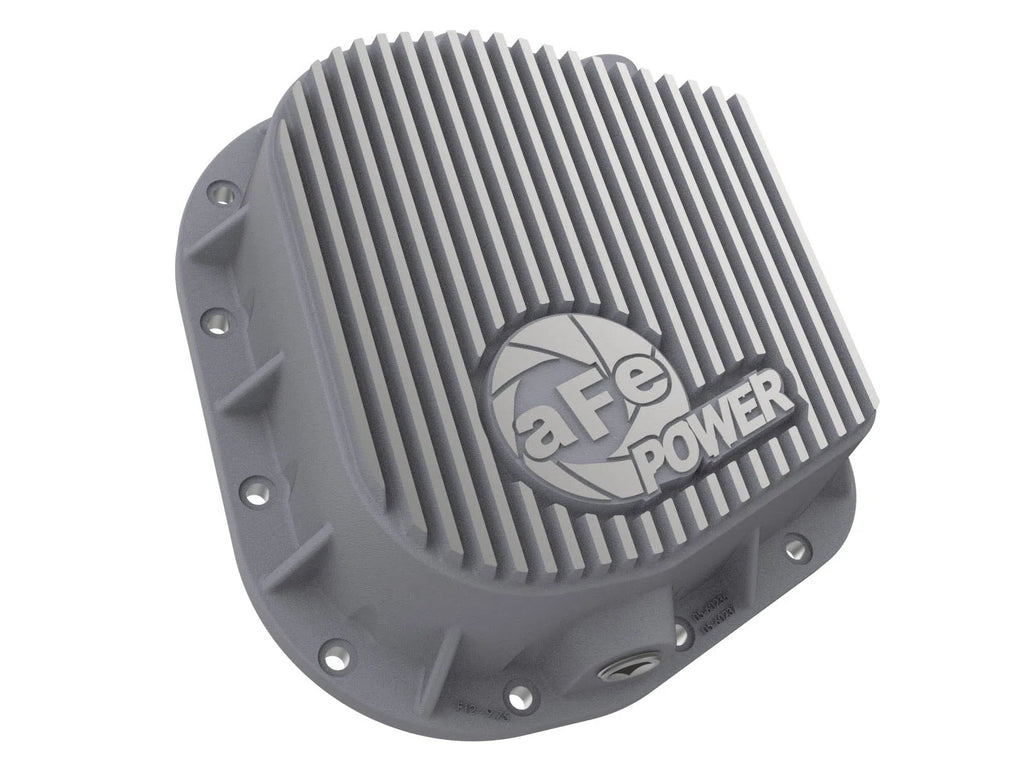 afe Rear Differential Cover (Raw; Street Series); Ford F-150 97-15 V6-3.5L (tt); 12 Bolt-9.75in-DSG Performance-USA