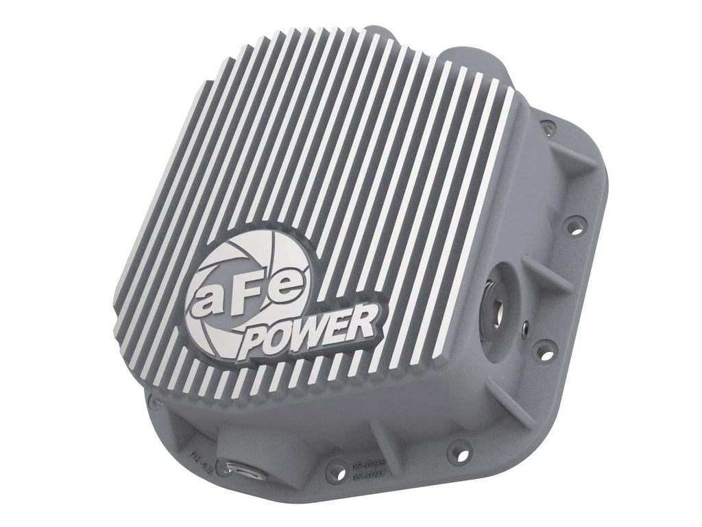 afe Rear Differential Cover (Raw; Street Series); Ford F-150 97-15 V6-3.5L (tt); 12 Bolt-9.75in-DSG Performance-USA