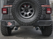 Load image into Gallery viewer, aFe Rebel Series 2.5in 409 SS Cat-Back Exhaust w/ Black Tips 18-19 Jeep Wrangler (JL) V6 3.6L-DSG Performance-USA