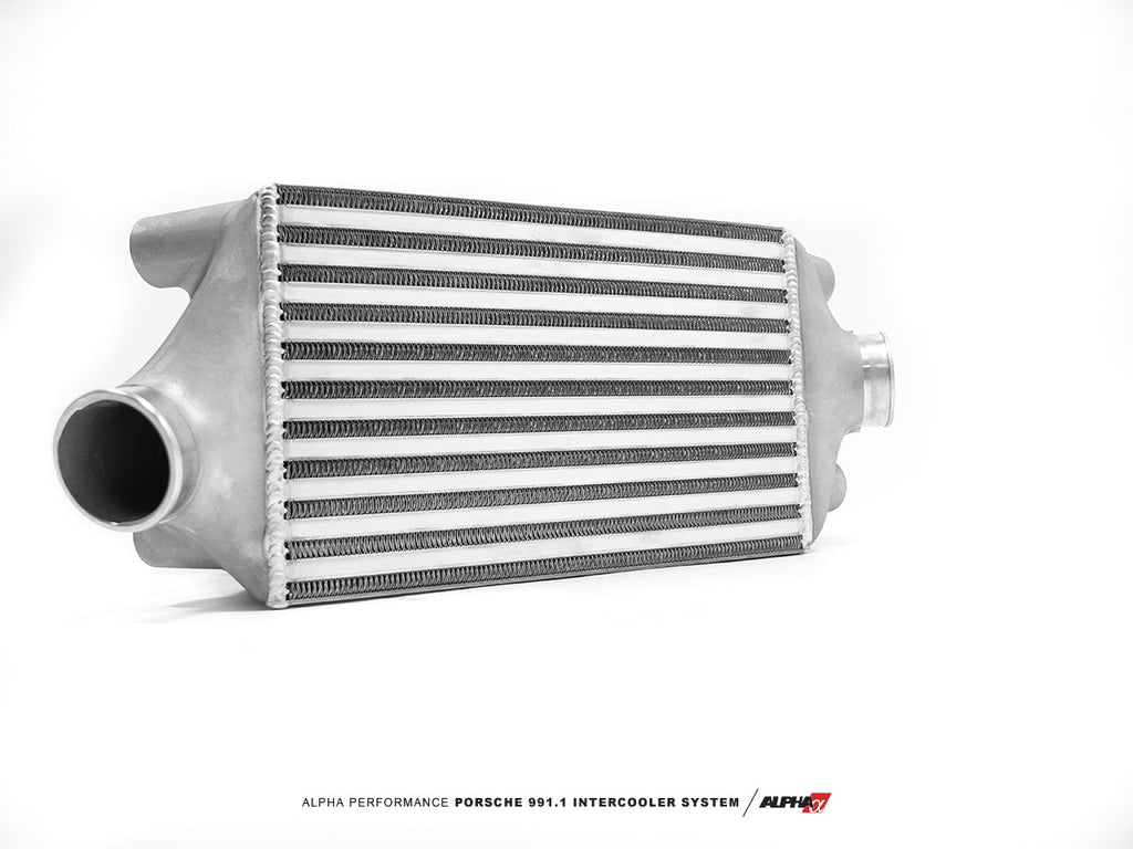 AMS Performance 13-15 Porsche 911 Turbo/Turbo S (991.1) Alpha Intercooler Kit w/Carbon Fiber Shrouds-DSG Performance-USA