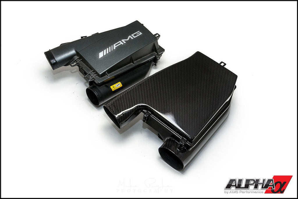 AMS Performance 2014+ Mercedes-Benz CLS63 AMG 4Matic 5.5L Biturbo Alpha Carbon Fiber Induction Kit-DSG Performance-USA