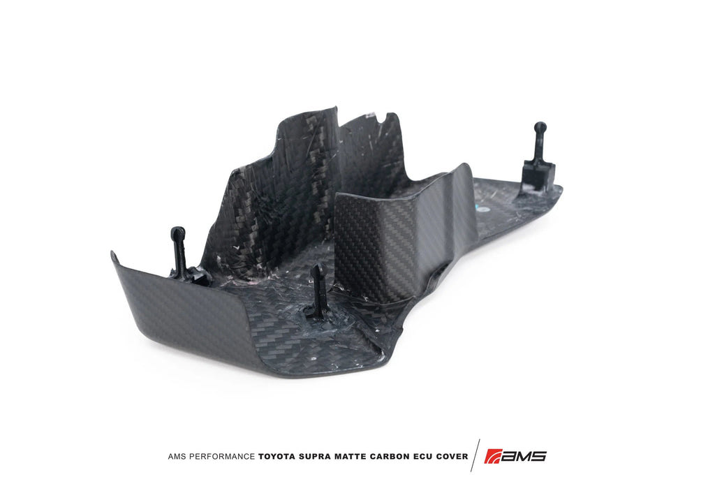 AMS Performance 2020+ Toyota GR Supra Carbon Fiber ECU Cover - Matte Carbon-DSG Performance-USA