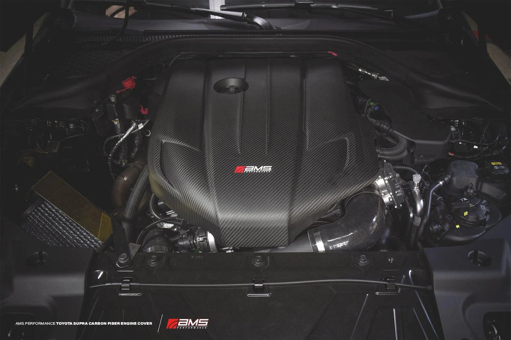 AMS Performance 2020+ Toyota GR Supra Carbon Fiber Engine Cover-DSG Performance-USA