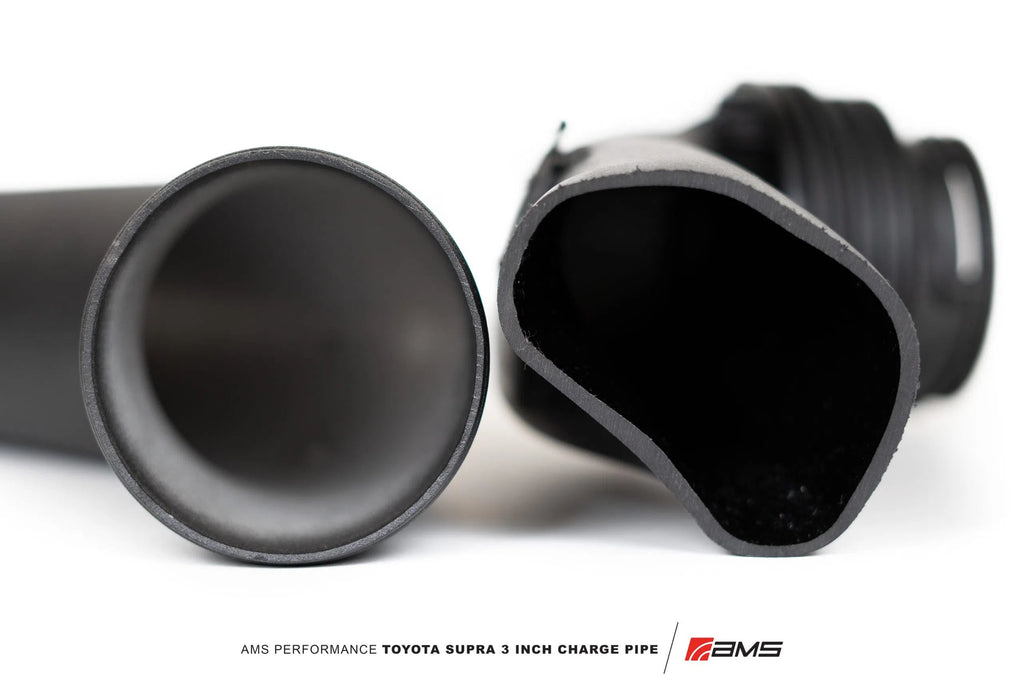 AMS Performance 2020+ Toyota Supra A90 Aluminum 3" Charge Pipe Kit-DSG Performance-USA