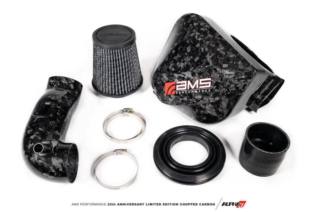 AMS Performance 2020+ Toyota Supra A90 Chopped CF Cold Air Intake System (Does Not Fit w/ Strut Bar)-DSG Performance-USA