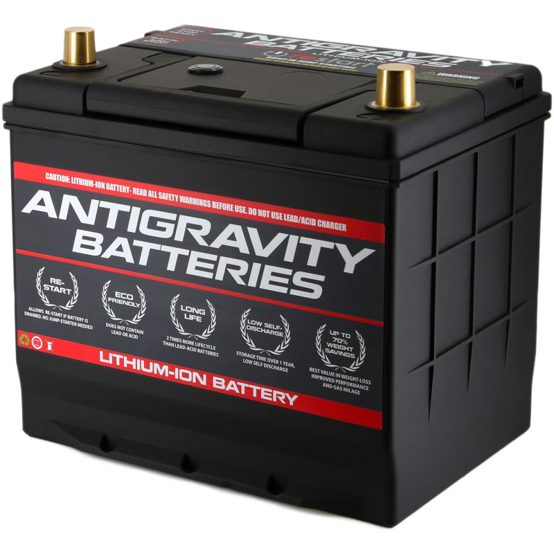 Antigravity Group 24 Lithium Car Battery w/Re-Start-DSG Performance-USA