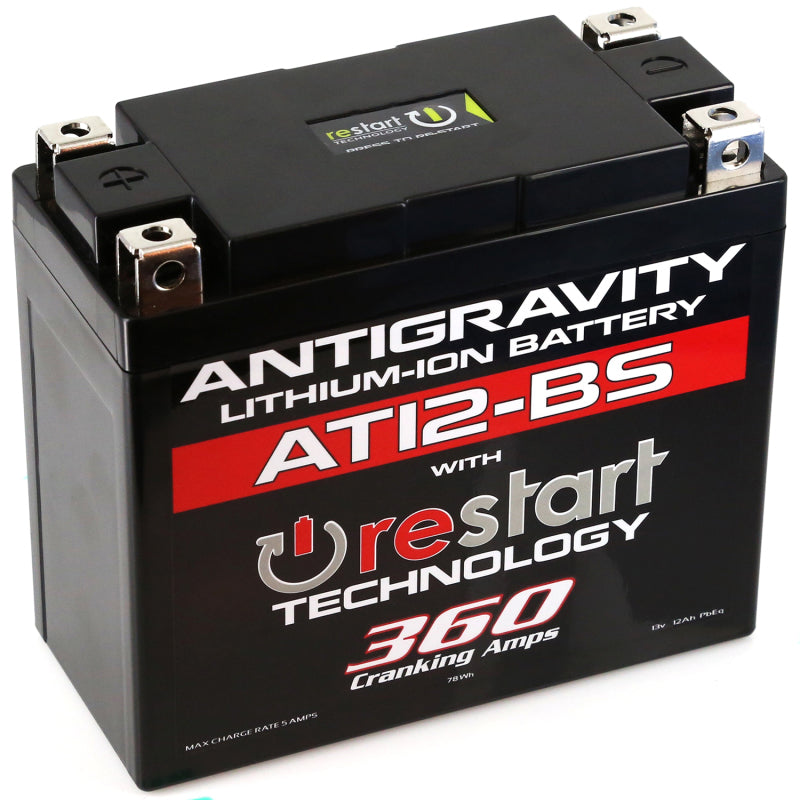 Antigravity YT12-BS Lithium Battery w/Re-Start-DSG Performance-USA