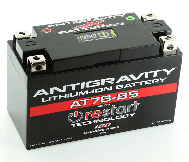 Antigravity YT7B-BS Lithium Battery w/Re-Start-DSG Performance-USA
