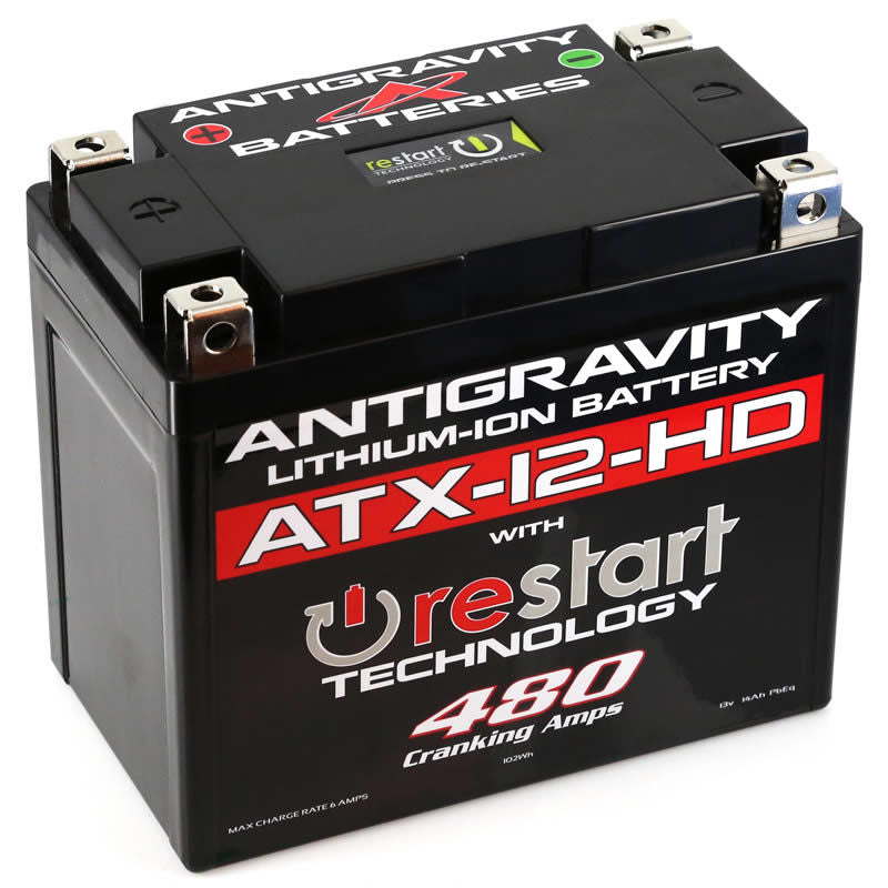 Antigravity YTX12 High Power Lithium Battery w/Re-Start-DSG Performance-USA
