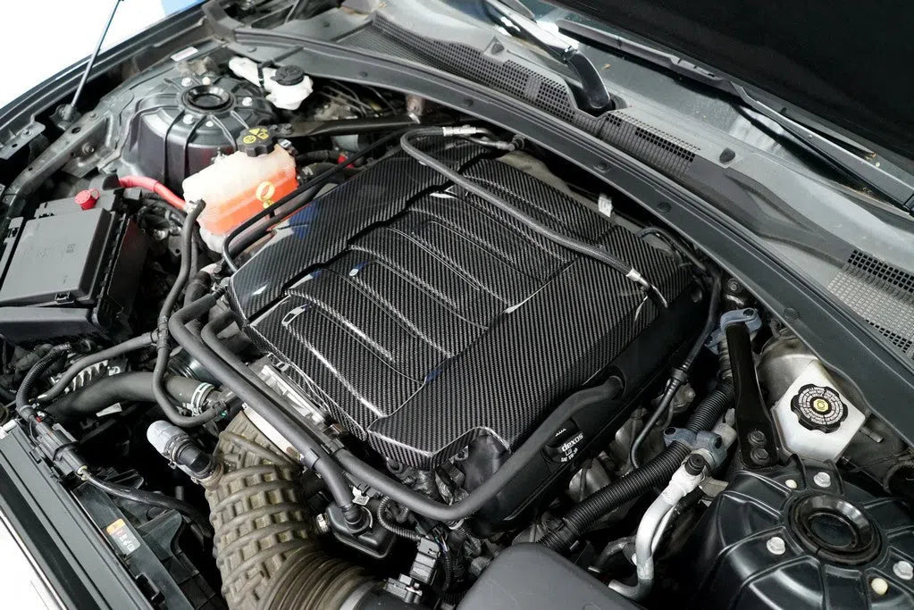 APR Performance Carbon Fiber Engine Cover Package for Chevrolet Camaro 2016-2018-DSG Performance-USA