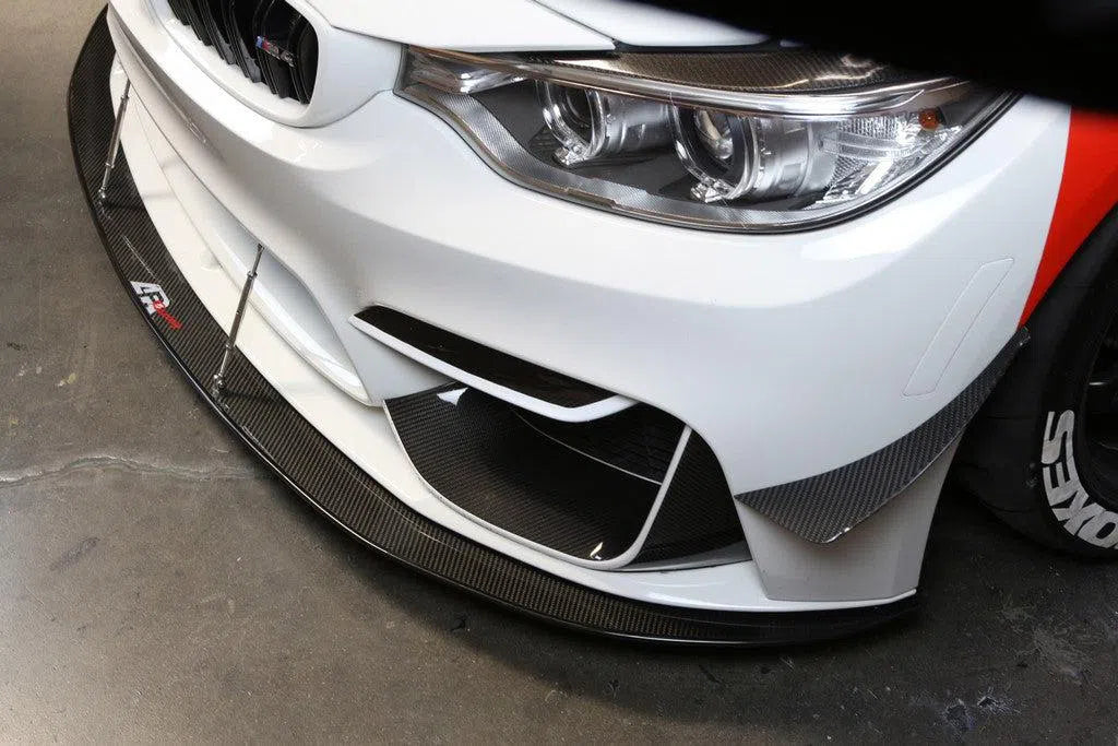 APR Performance Carbon Fiber Front Bumper Canards for BMW F80/82 2014 - 2018-DSG Performance-USA