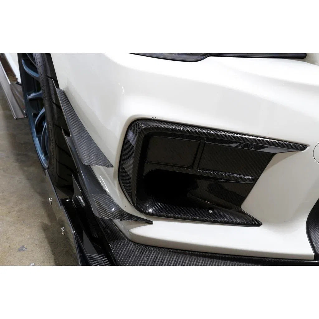 APR Performance Carbon Fiber Front Bumper Canards Top for Subaru WRX/STI 2018 - 2021-DSG Performance-USA