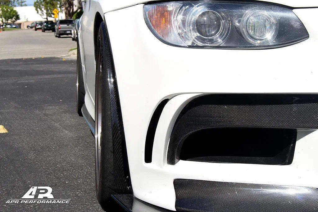 APR Performance Carbon Fiber Front Bumper Spats for BMW E9X M3 2007 - 2013-DSG Performance-USA