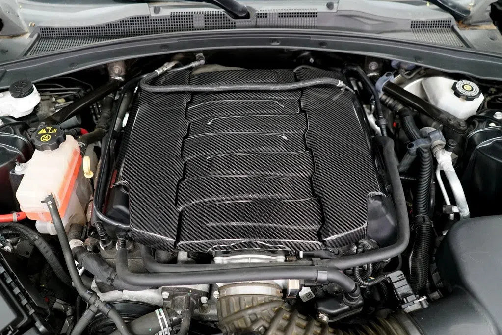 APR Performance Carbon Fiber Fuel Rail Covers/Pair for Chevrolet Camaro 2016-2018-DSG Performance-USA
