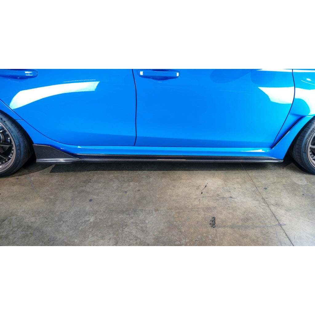 APR Performance Carbon Fiber Side Rocker Extensions FL5 for Honda Civic Type R 2023+-DSG Performance-USA