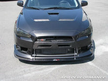 Load image into Gallery viewer, APR Performance Carbon Fiber Wind Splitter with Rods for Mitsubishi Evo 10 With Factory Aero Lip 2008 - 2016-DSG Performance-USA