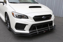 Load image into Gallery viewer, APR Performance Carbon Fiber Wind Splitter with Rods for Subaru WRX/STI with Factory Lip 2018 - 2021-DSG Performance-USA
