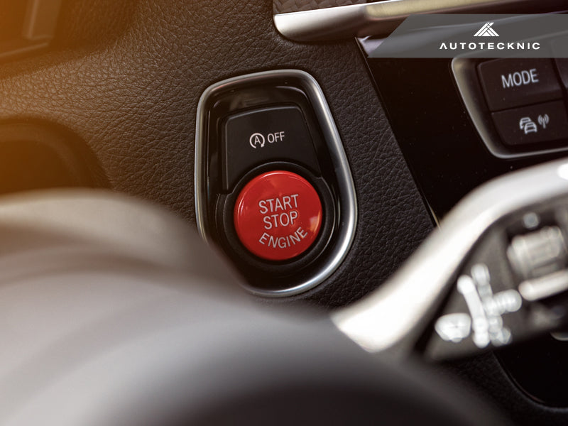 AutoTecknic Bright Red Start Stop Button - F85 X5M | F86 X6M-DSG Performance-USA