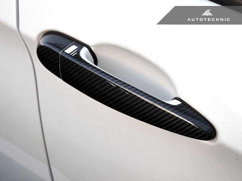 AutoTecknic Dry Carbon Fiber Door Handle Trims - E70 X5M | E70 X5 | E71 X6M | E71 X6-DSG Performance-USA
