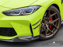 Load image into Gallery viewer, AutoTecknic Front Bumper Dry Carbon Canard Set - G80 M3 | G82 M4-DSG Performance-USA