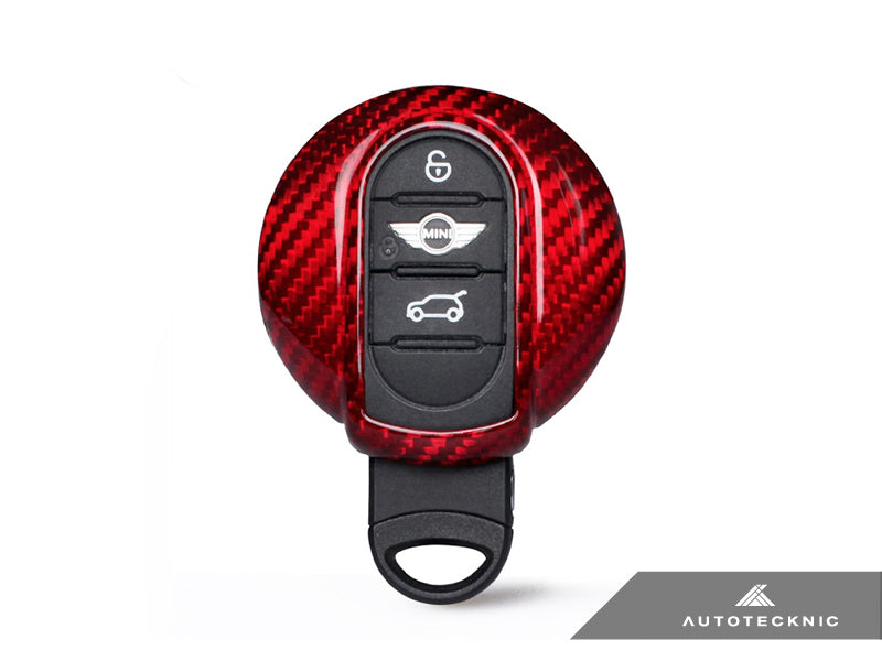 AutoTecknic Red Carbon Key Case - MINI Cooper F54/ F55/ F56/ F57 | Countryman F60-DSG Performance-USA