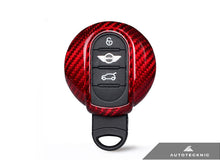 Load image into Gallery viewer, AutoTecknic Red Carbon Key Case - MINI Cooper F54/ F55/ F56/ F57 | Countryman F60-DSG Performance-USA