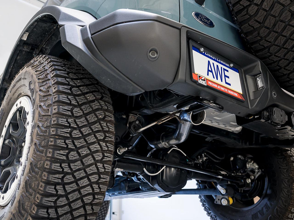 AWE Tuning 0FG Catback Exhaust for Ford Bronco with Bash Guard- no tips-DSG Performance-USA
