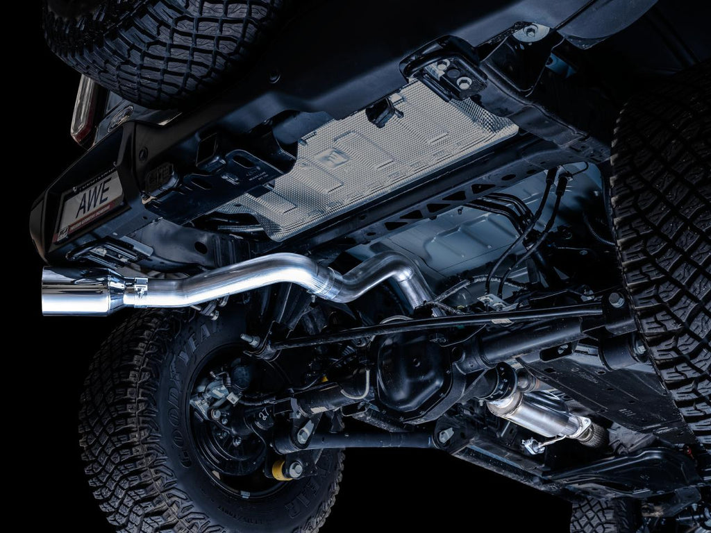 AWE Tuning 0FG Catback Exhaust for Ford Bronco with Bash Guard- Single-DSG Performance-USA