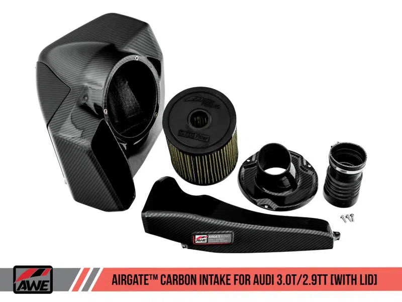 AWE Tuning Audi B9 S4/S5 3.0T Carbon Fiber AirGate Intake w/ Lid-DSG Performance-USA