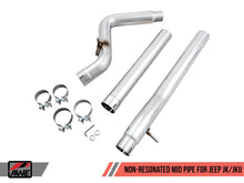 Load image into Gallery viewer, AWE Tuning Non-Resonated Mid Pipe for Jeep JK/JKU 3.6L-DSG Performance-USA
