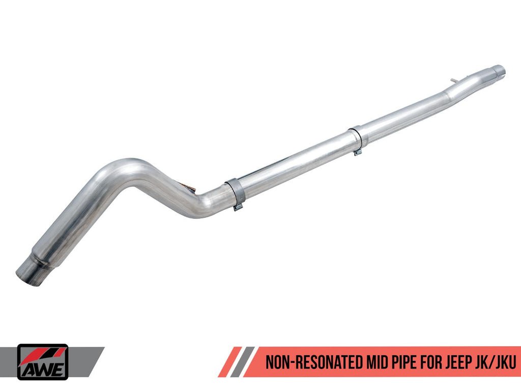 AWE Tuning Non-Resonated Mid Pipe for Jeep JK/JKU 3.6L-DSG Performance-USA