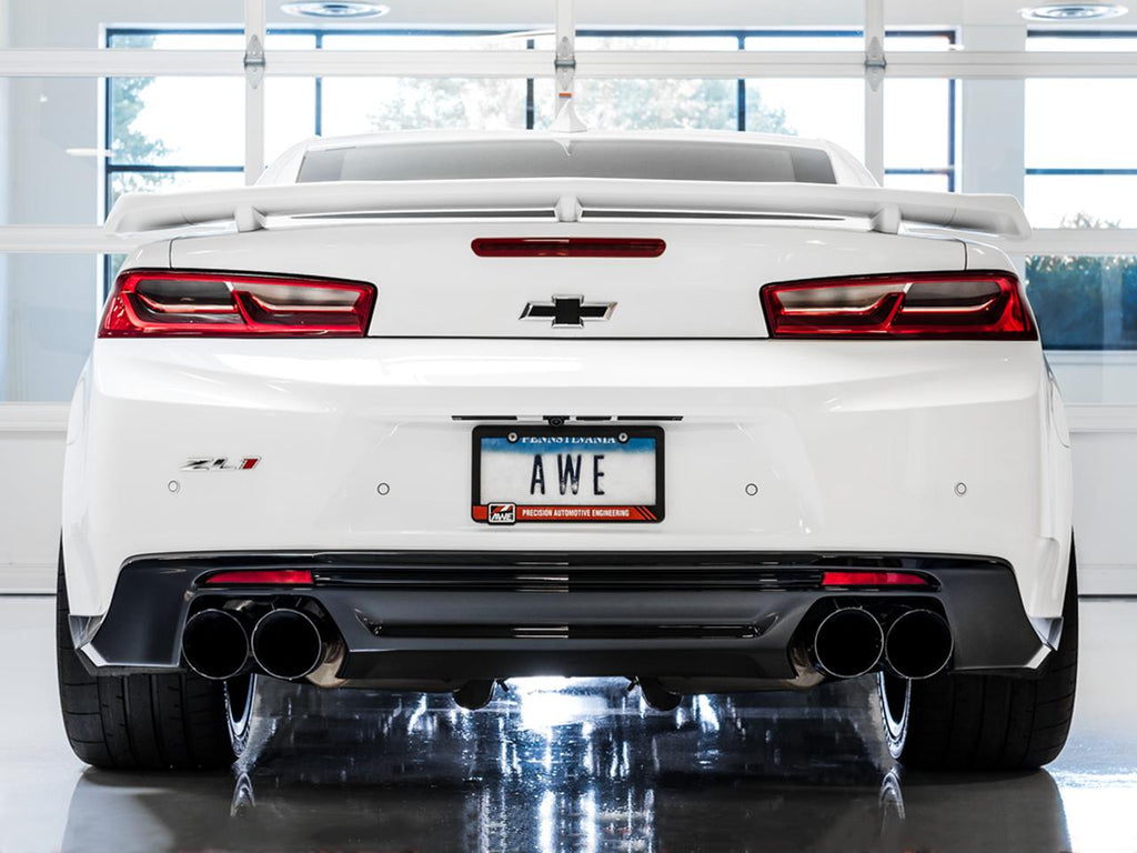 AWE Tuning Touring Edition Cat-back Exhaust for Gen6 Camaro SS / ZL1 - Non-Resonated Quad Outlet-DSG Performance-USA