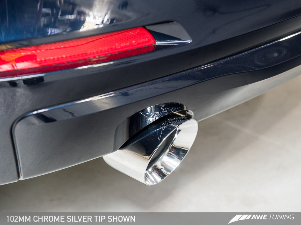 AWE Tuning Touring Edition Exhaust + Performance Mid Pipe for BMW F30 320i - Single Side-DSG Performance-USA