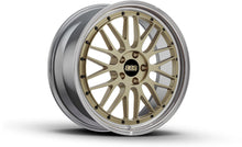 Load image into Gallery viewer, BBS LM 17x8.5 5x120 ET18 82mm PFS Required Gold Center Diamond Cut Lip Wheel-DSG Performance-USA