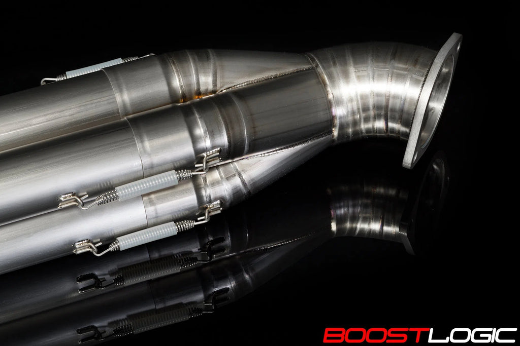 Boost Logic Formula Series Quadzilla Titanium Midpipe Nissan R35 GTR 09+-DSG Performance-USA