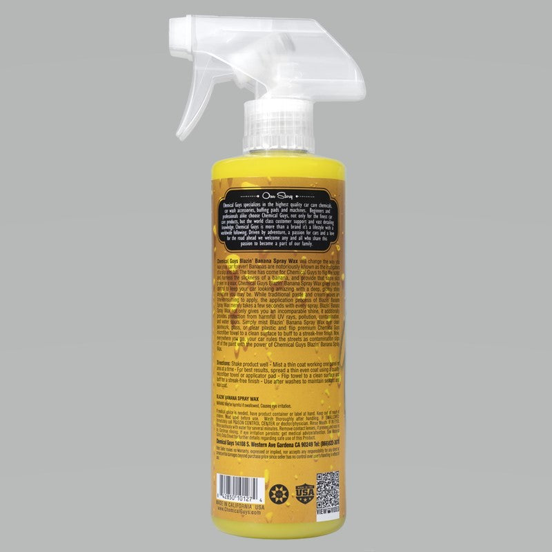 Chemical Guys Blazin Banana Carnauba Spray Wax - 16oz - Case of 6-DSG Performance-USA