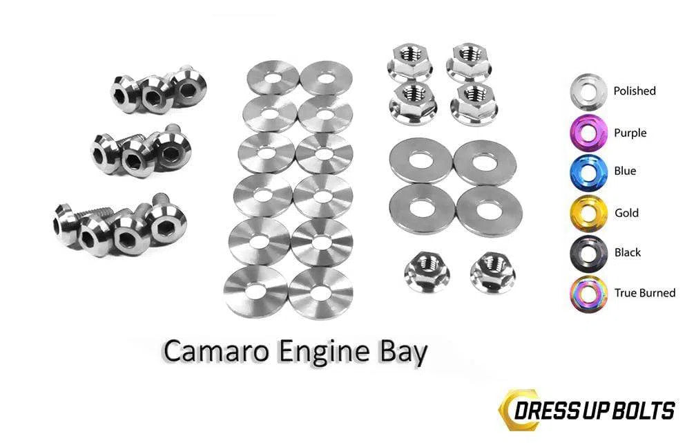 Chevrolet Camaro (2010-2015) Titanium Dress Up Bolts Engine Bay Kit-DSG Performance-USA