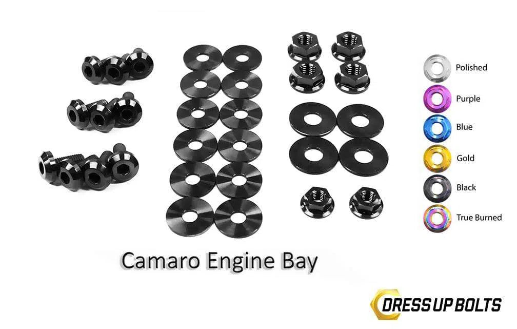 Chevrolet Camaro (2010-2015) Titanium Dress Up Bolts Engine Bay Kit-DSG Performance-USA