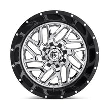 Load image into Gallery viewer, D211 Triton Wheel - 20x10 / 6x135 / 6x139.7 / -19mm Offset - Chrome Plated Gloss Black Lip-DSG Performance-USA